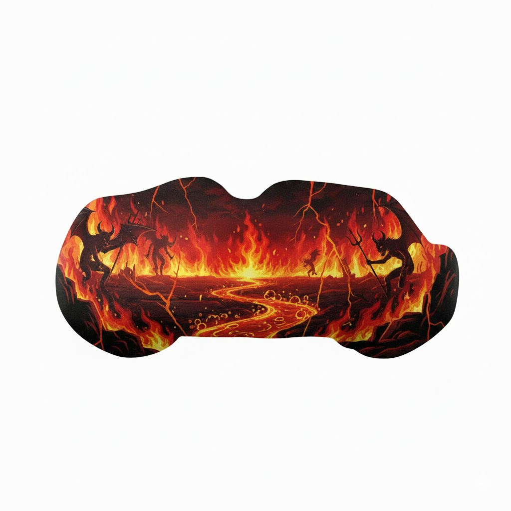 Protector Bucal Diseño Inferno